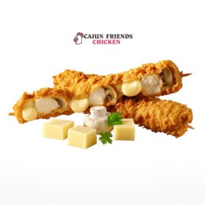 Kaşarlı Mantarlı Şiş